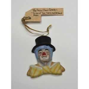 Reco Clown Collection‎ Scamp Ornament John McClelland 1984 Porcelain